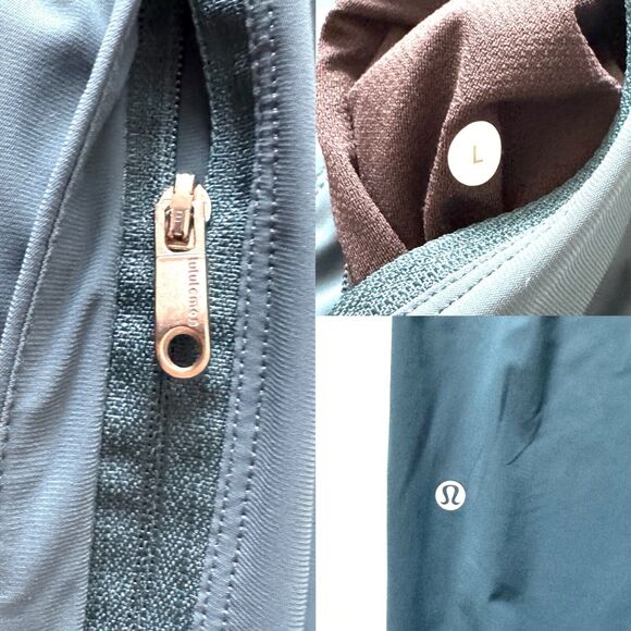 Lululemon Men’s Performance Pant Blue Black Drawstring Waist & Hem *Flaw - Picture 3 of 15